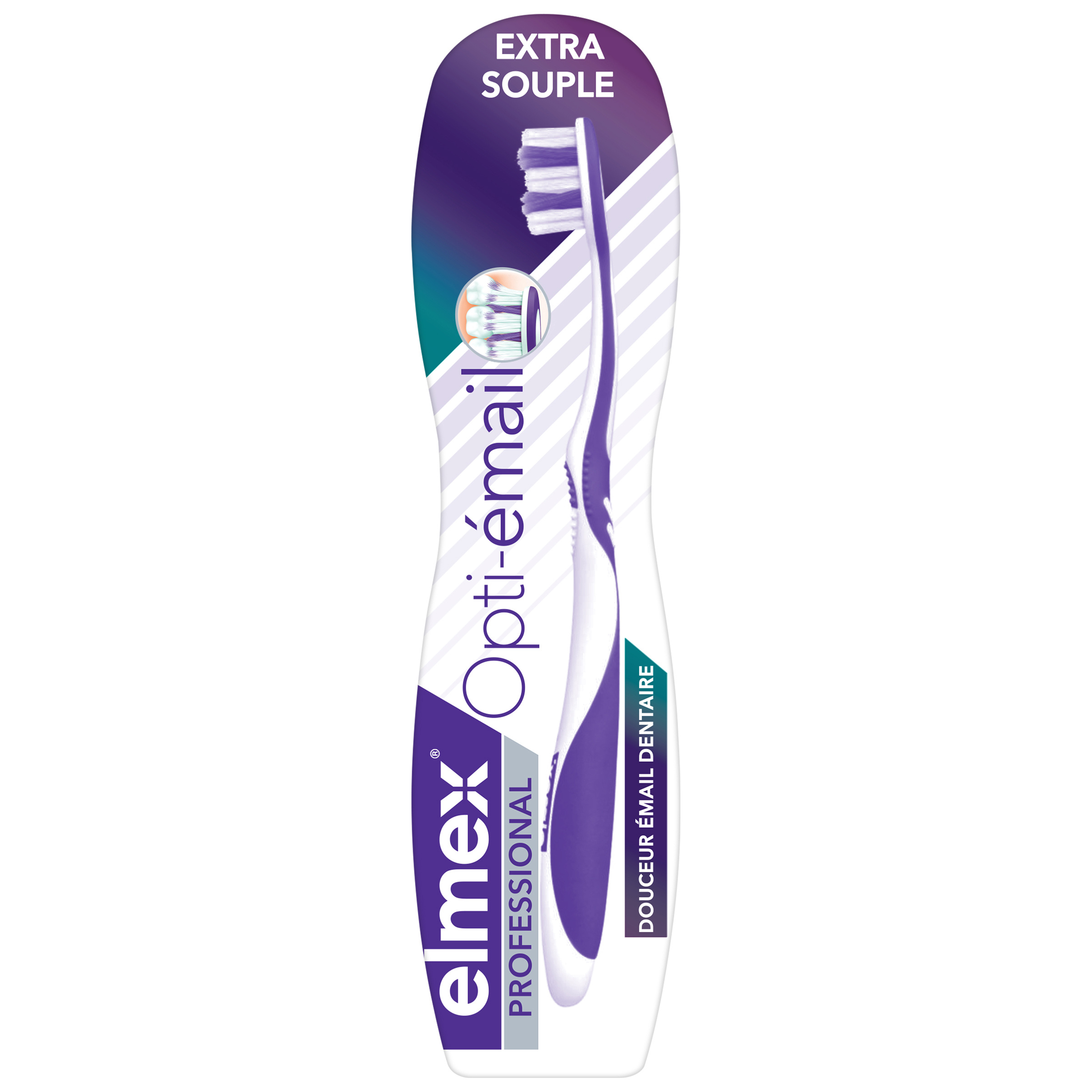 Brosse à dents Elmex opti-émail professional extra souple