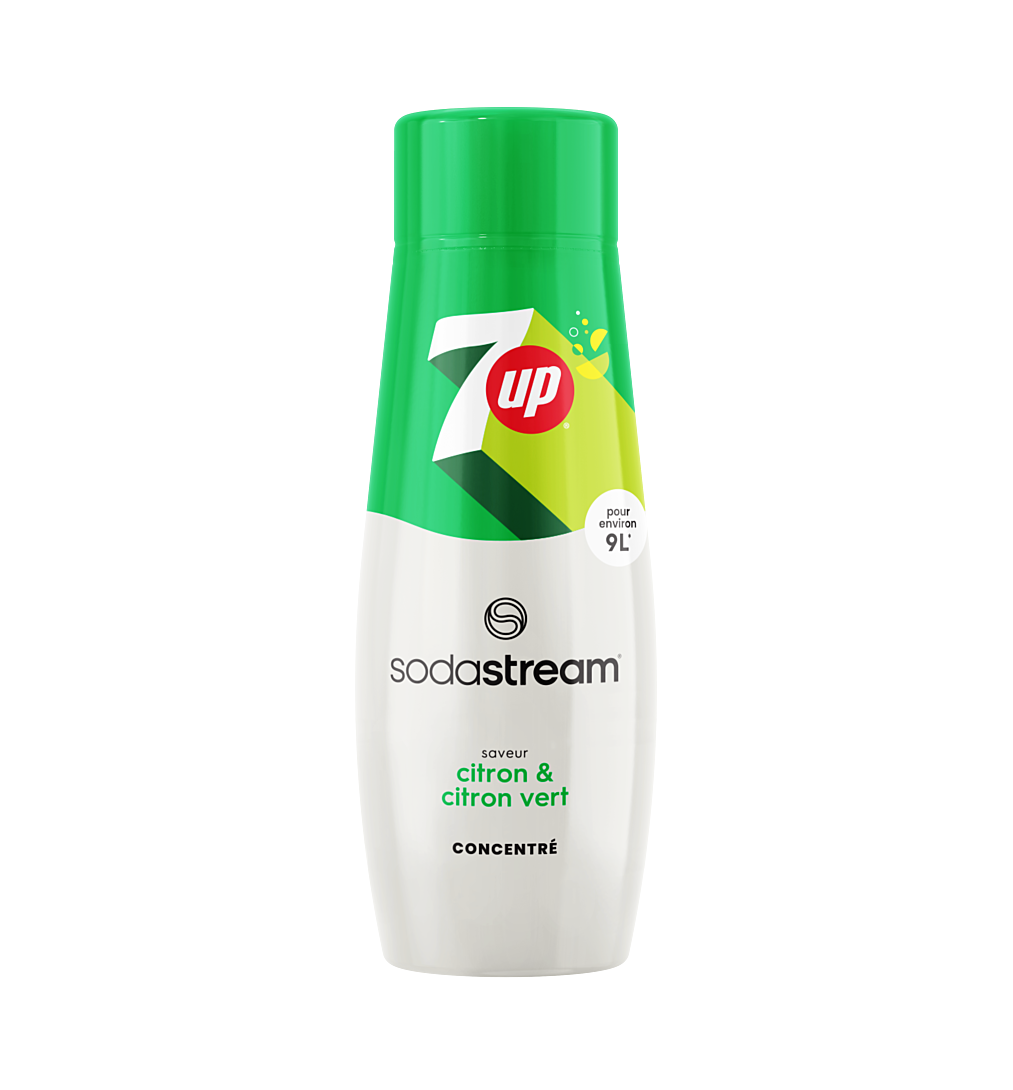 Sirop pour machine à gazéifier Sodastream Concentré 7up 440ML