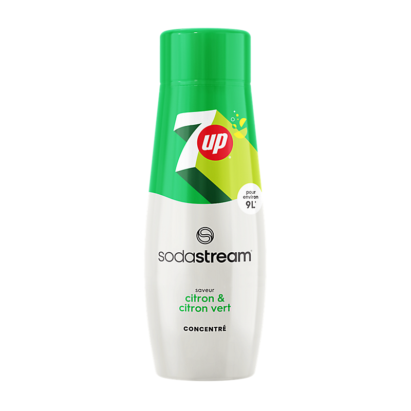 Sirop pour machine à gazéifier Sodastream Concentré 7up 440ML