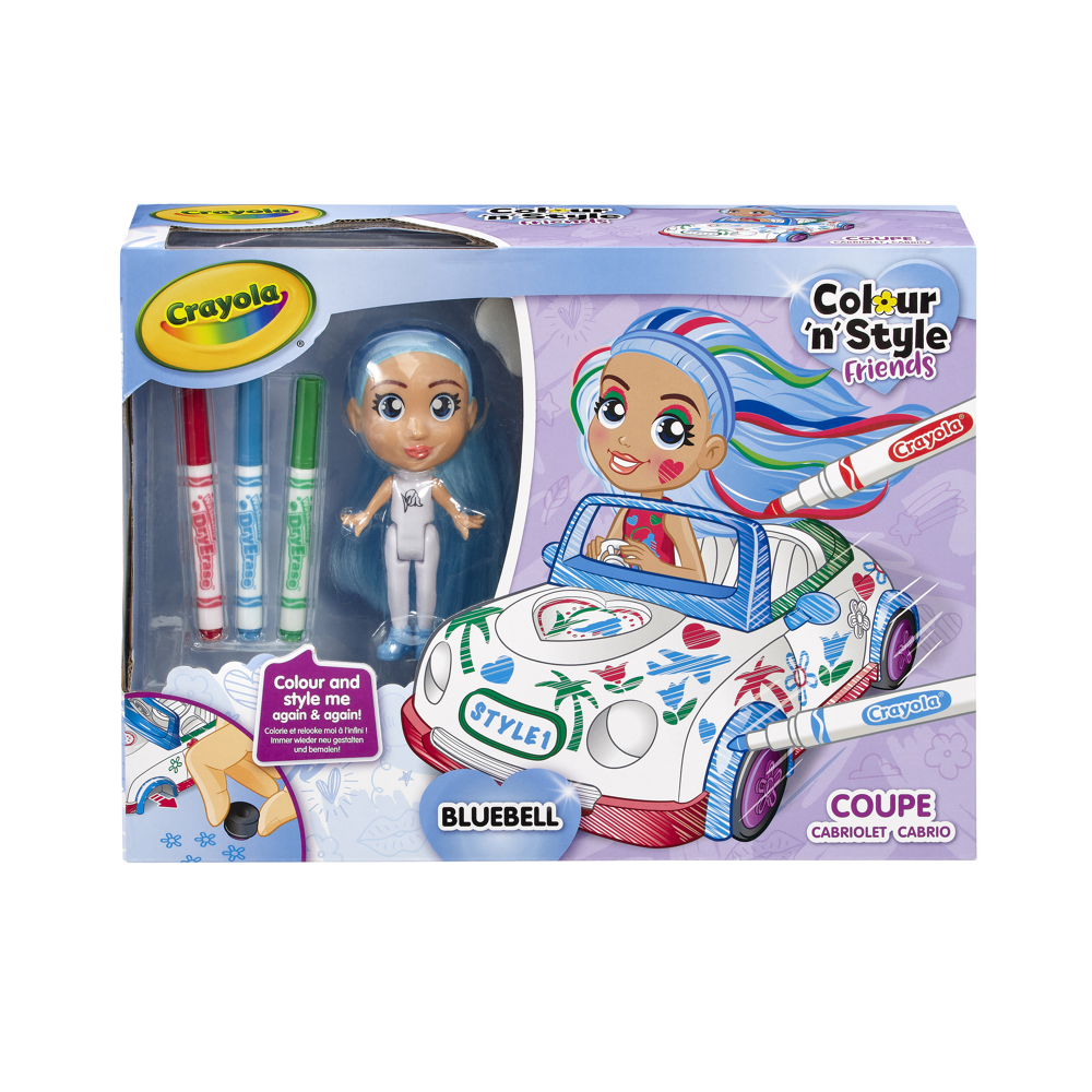 Poupées Colour N Style Friends Color Cars - Crayola