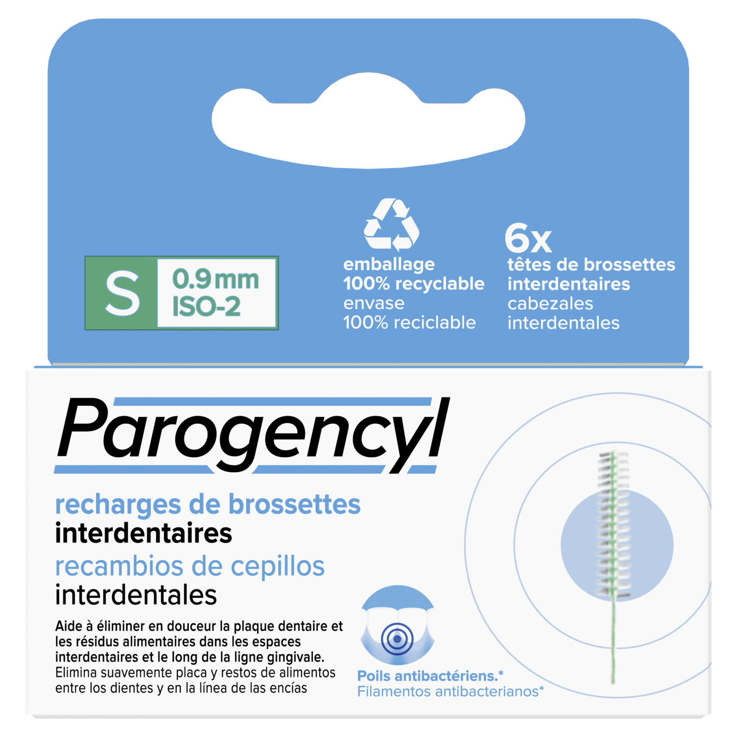 Recharges têtes remplaçables brossettes, s