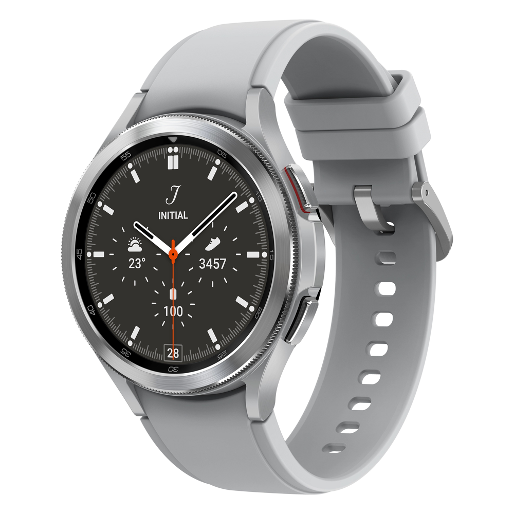 Montre connectée Samsung Galaxy Watch4 Classic 46mm Bluetooth Argent
