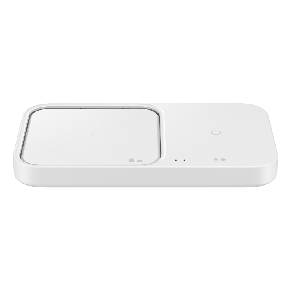 Chargeur induction plat DUO Watch FastCharge 15W Blanc Samsung