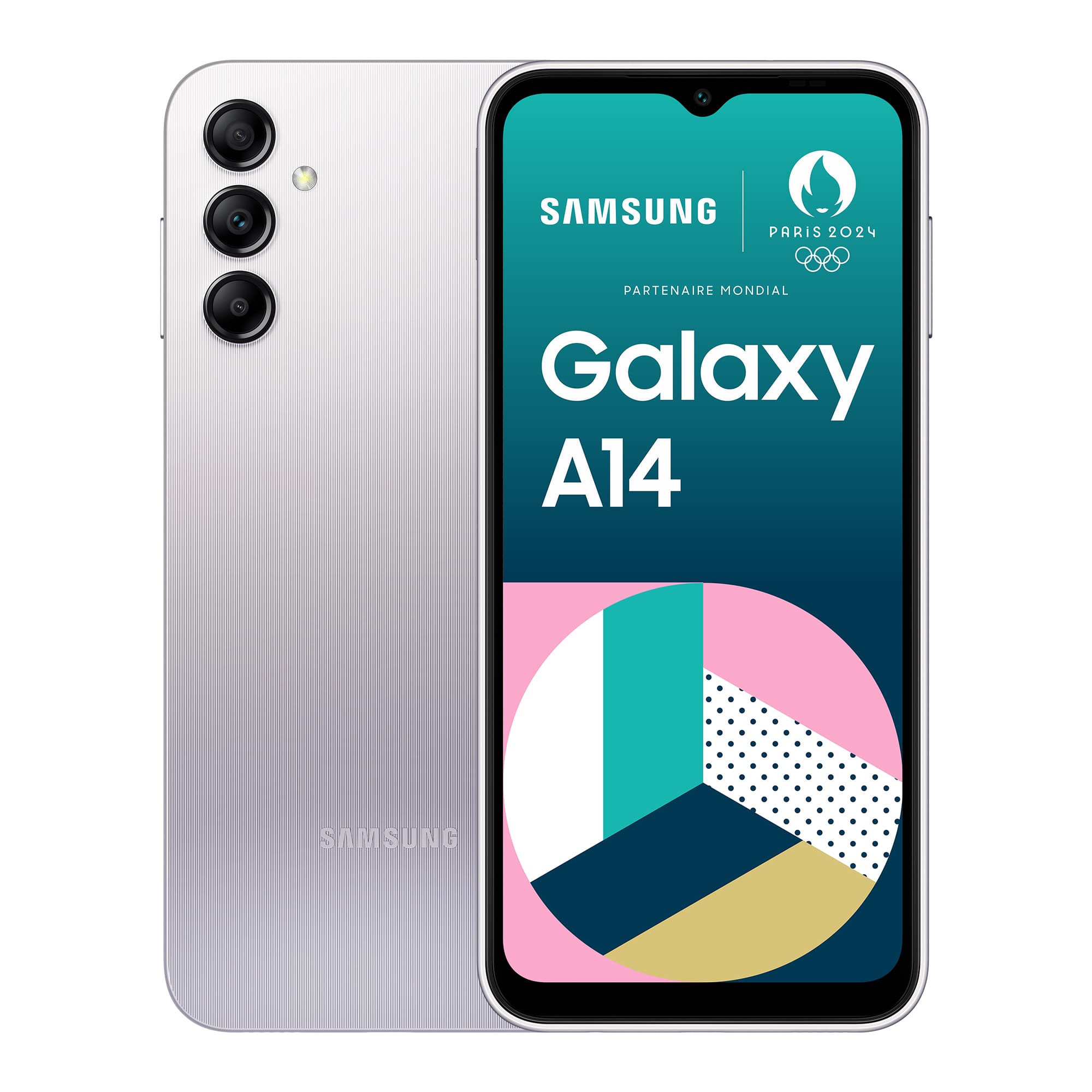 Samsung Galaxy A14 4G Smartphone 64Go Argent