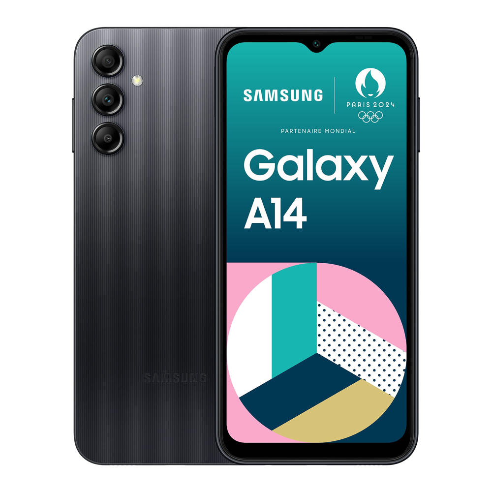 Samsung Galaxy A14 4G Smartphone 64Go Noir
