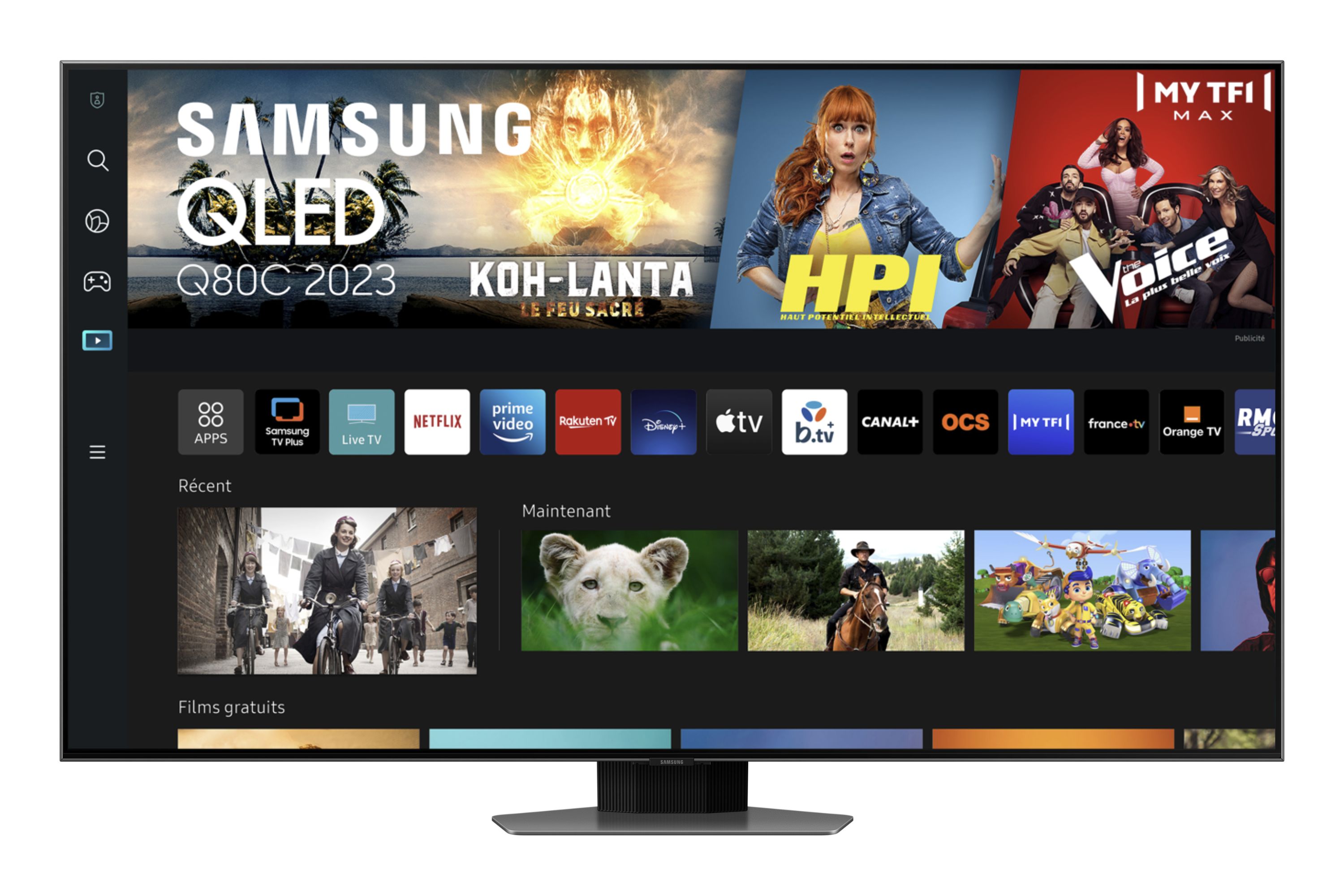 TV QLED Samsung TQ55Q80C 2023