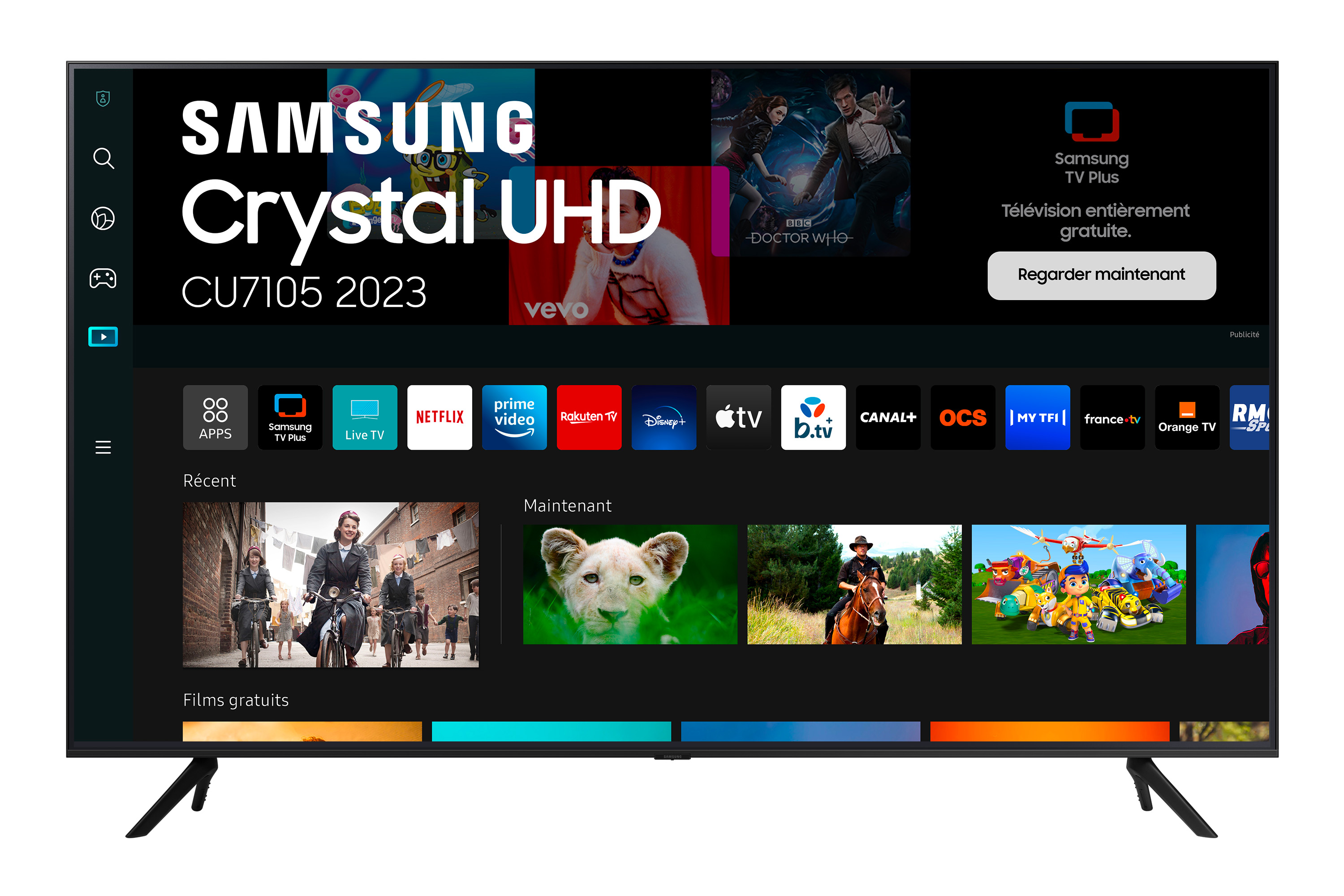 TV Crystal UHD Samsung TU75CU7105 2023
