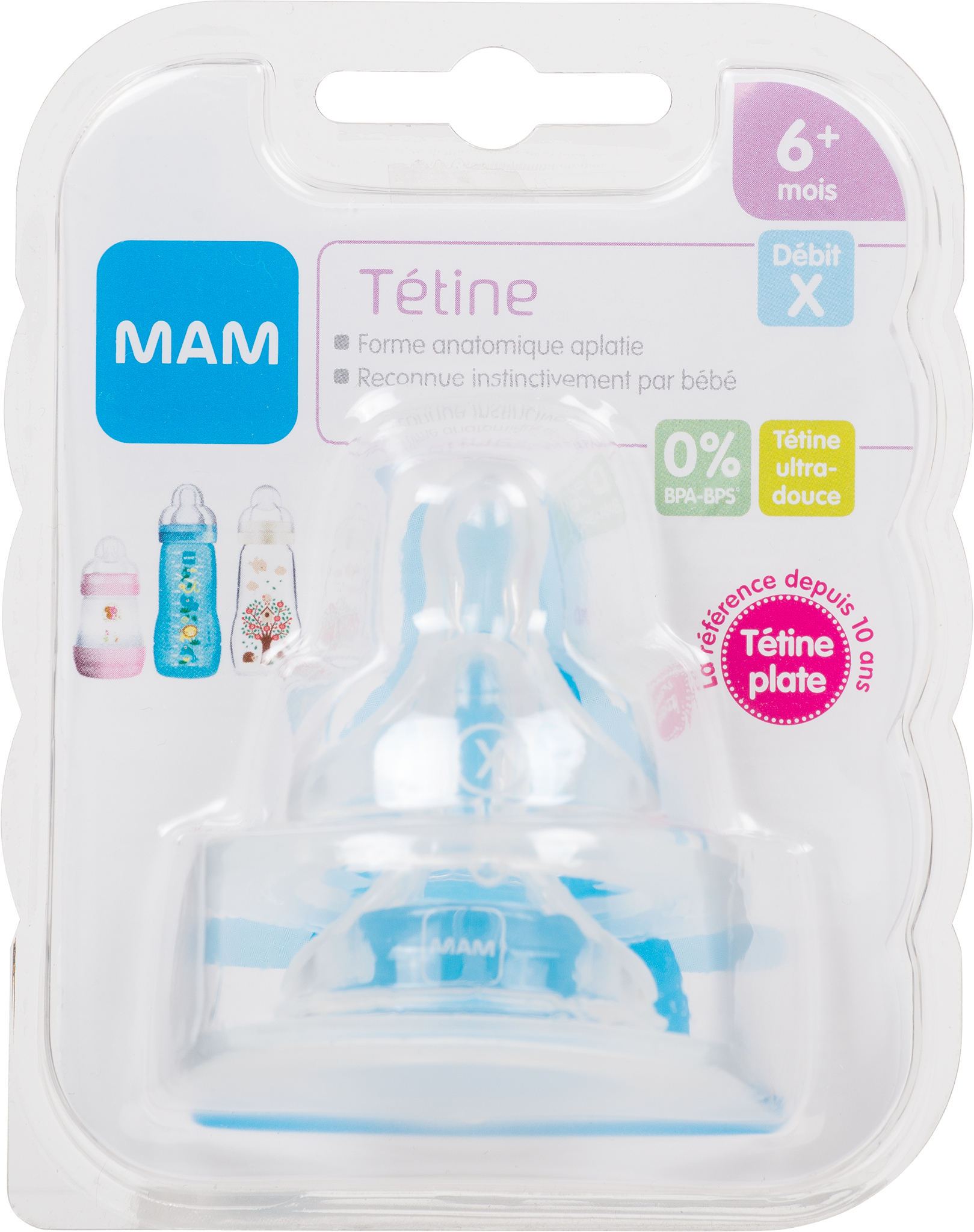 Tétine anatomique X2