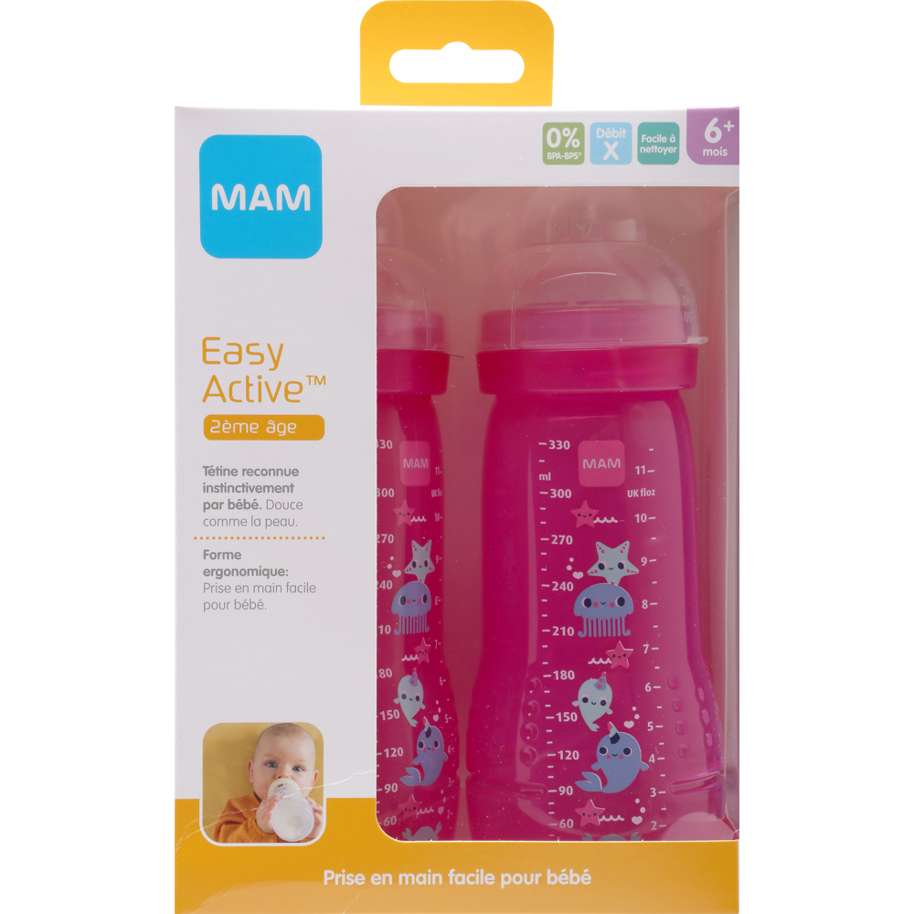 Biberon 330ml 6mois et+ x2