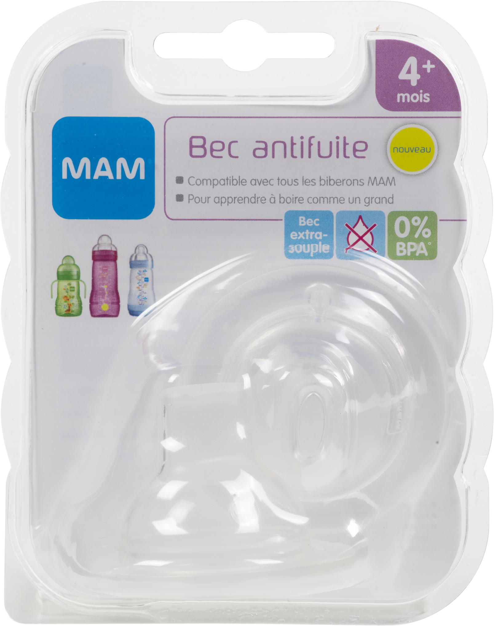 2 becs antifuites 4 mois et +