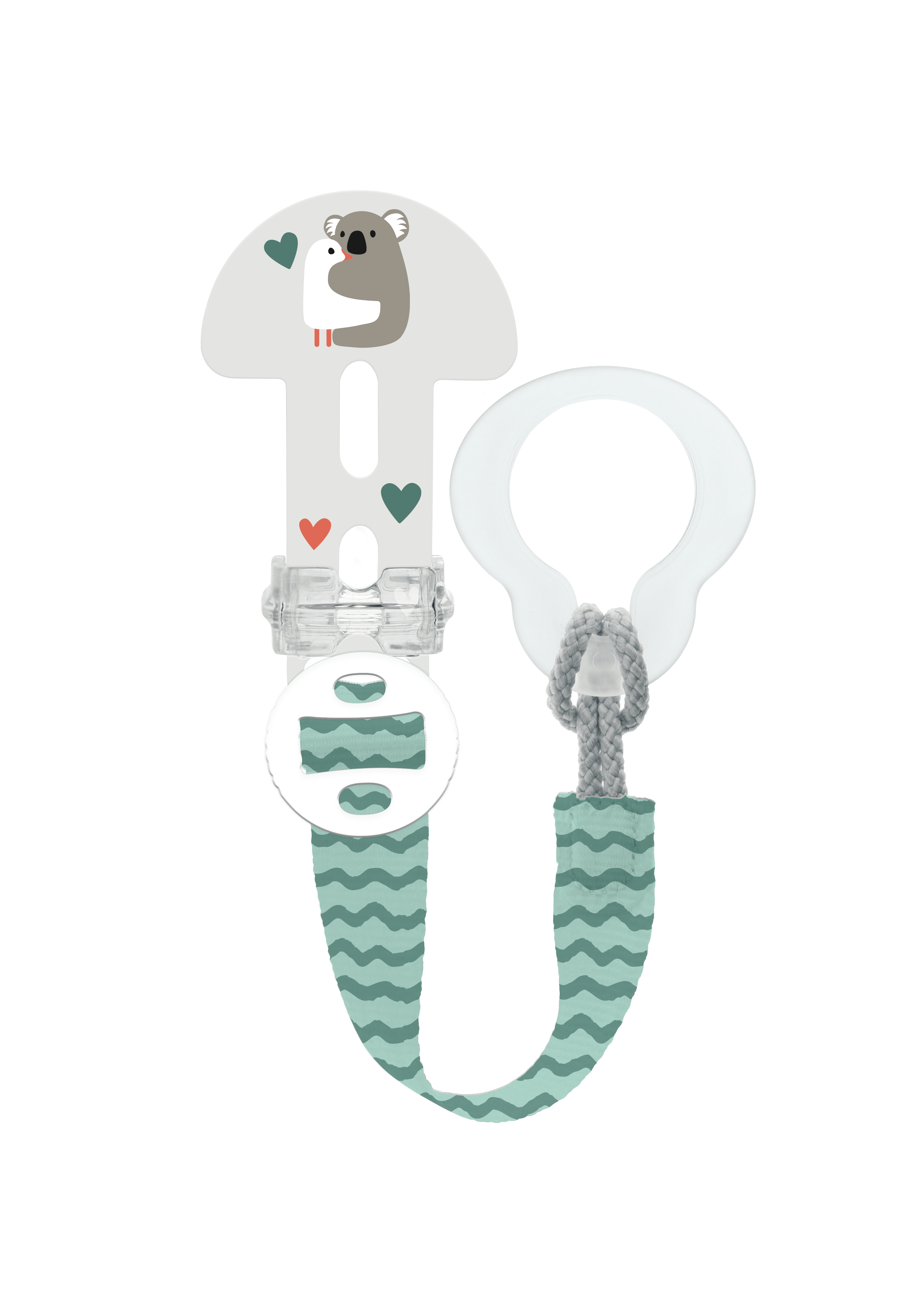 Attache-sucette coloris aléatoire