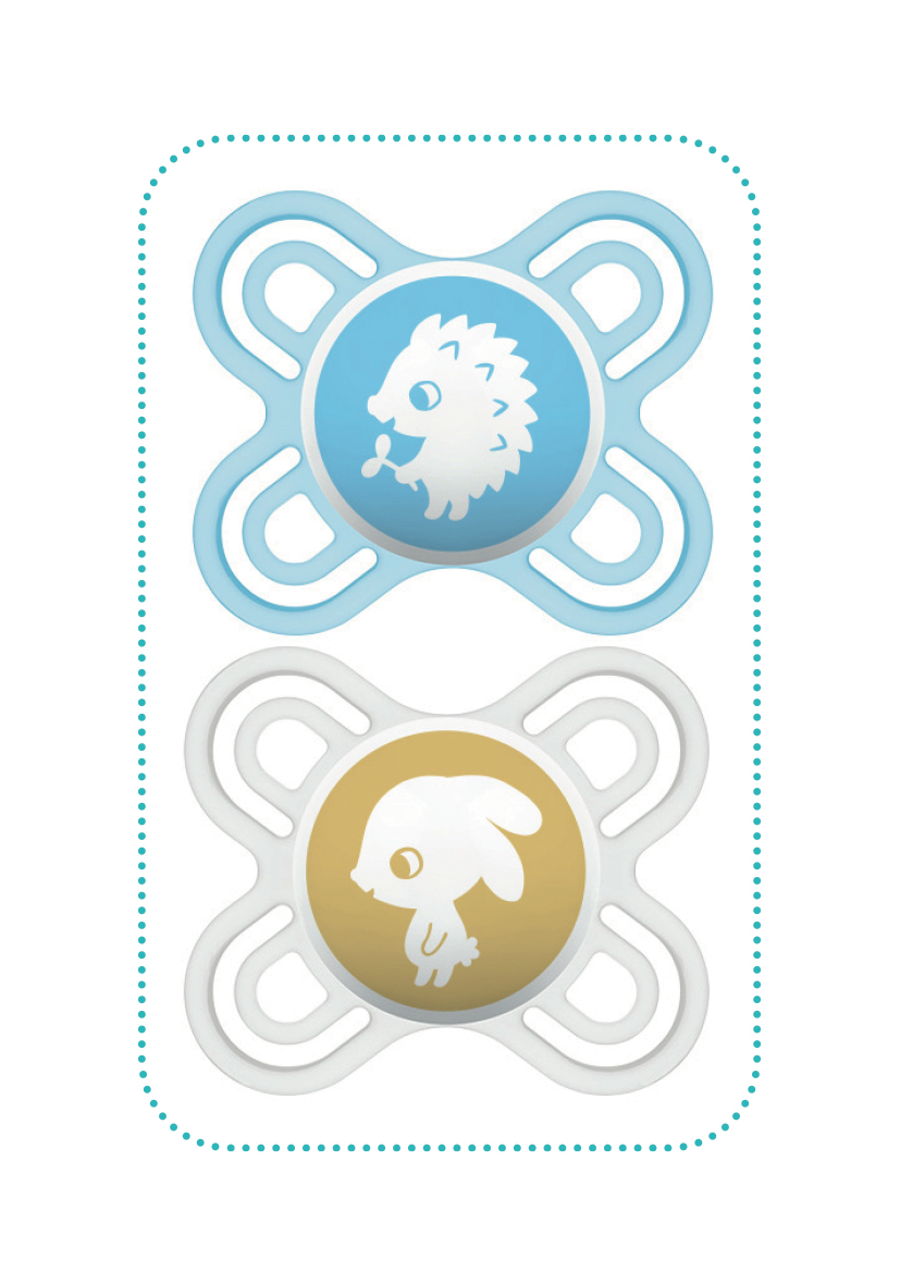 Sucettes naissance silicone 0-2 mois