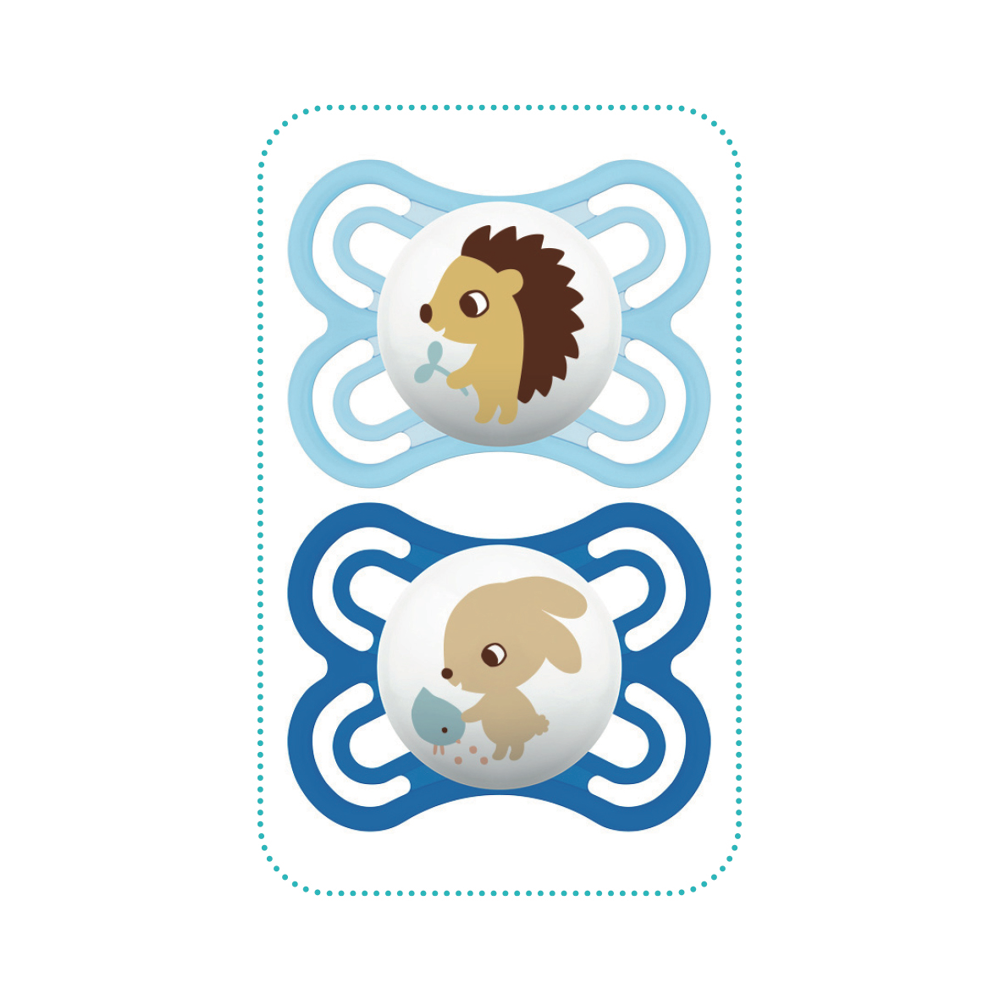 Sucettes perfect silicone 0 6 mois x2