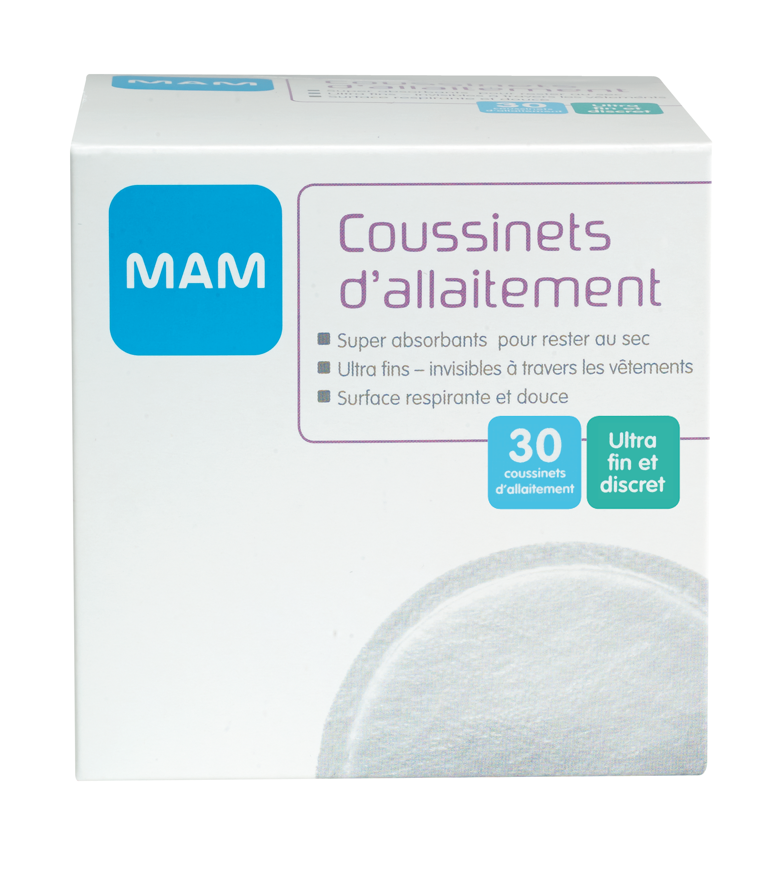 Coussinets d'allaitement ultra fins x30