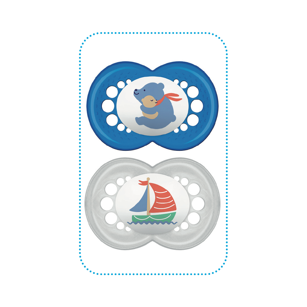 Sucettes 6 mois et+ x2