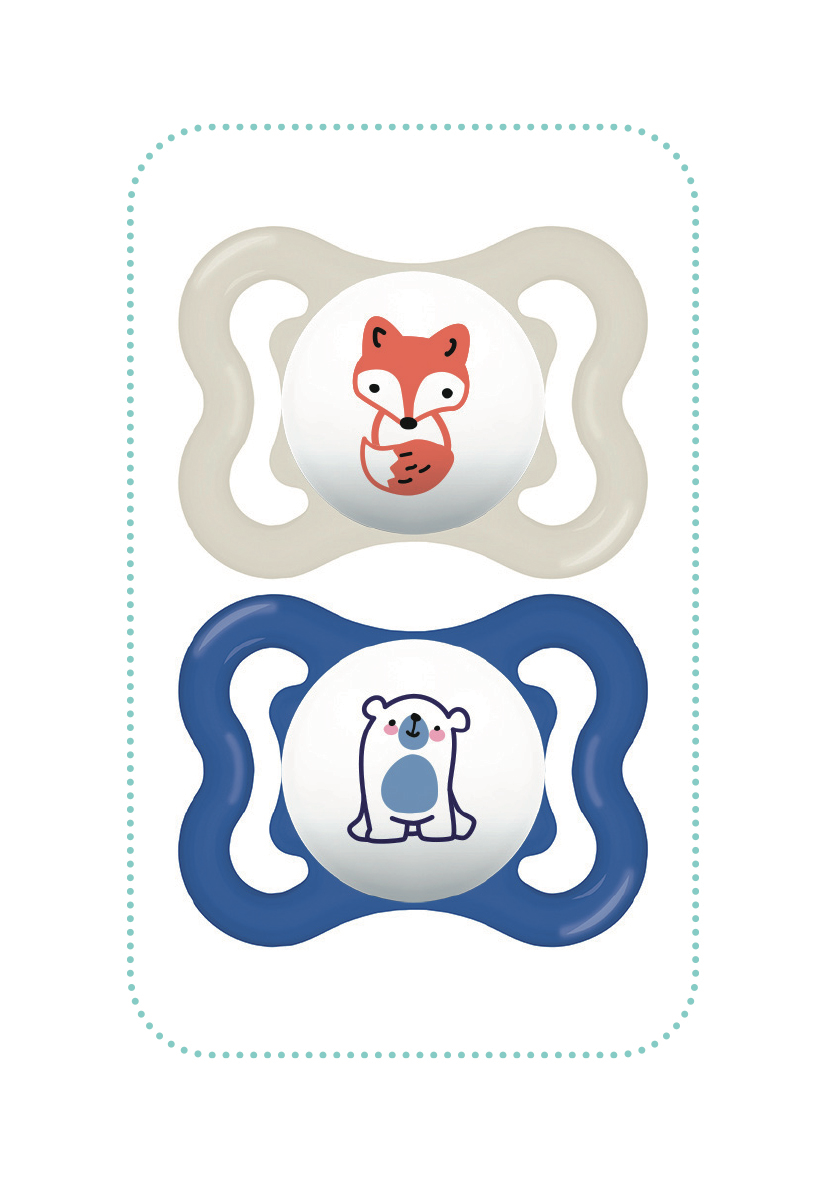 Sucettes Silicone Supreme 2-6 mois x2 - coloris aléatoire