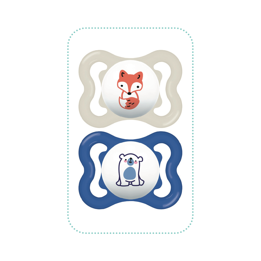 Sucettes Silicone Supreme 2-6 mois x2 - coloris aléatoire