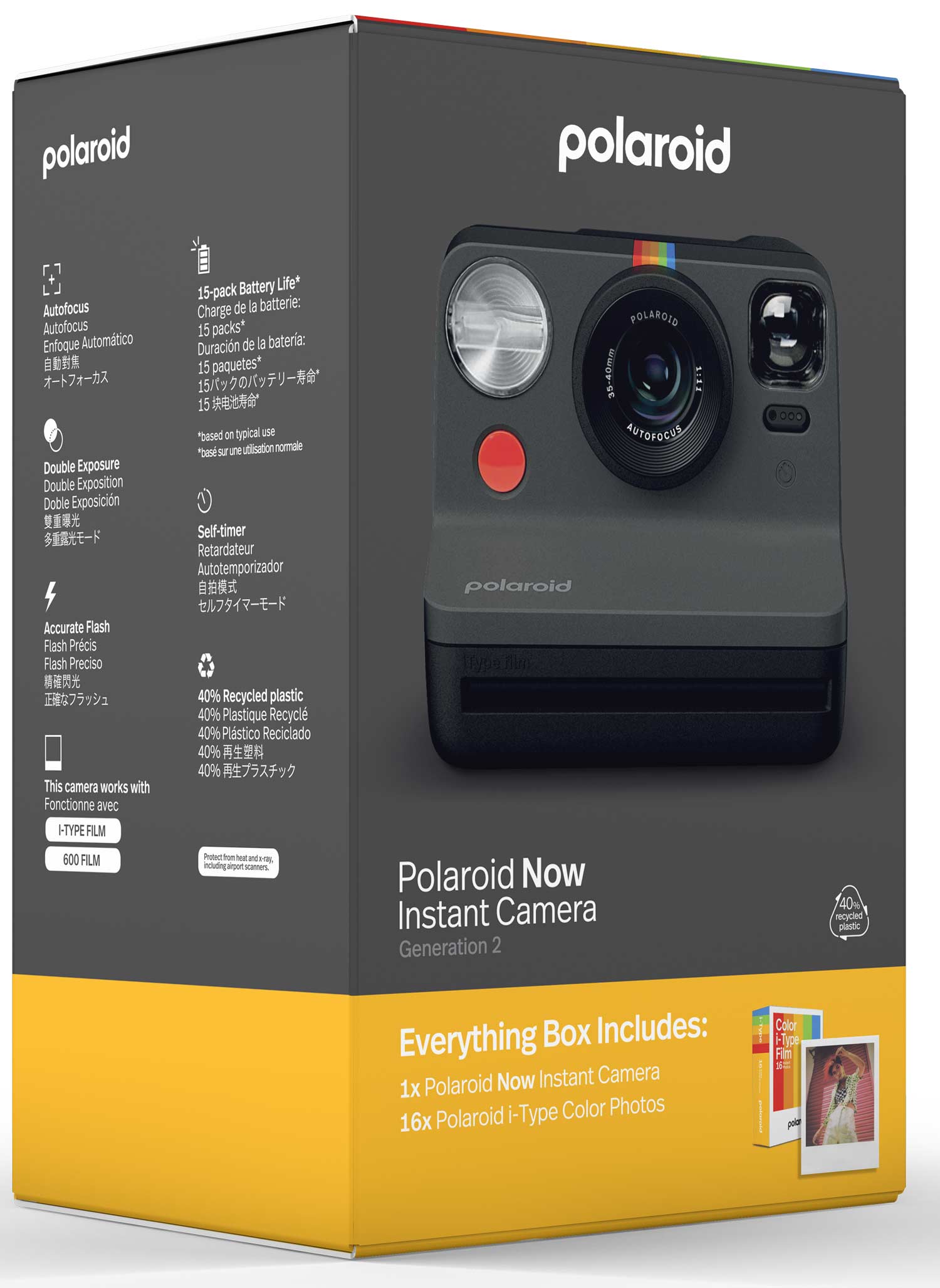 Polaroid everything box Now generation 2 Noir
