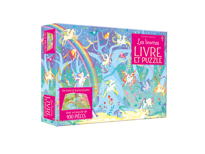 Coffret Les licornes (livre + puzzle de 100 pièces) (Coffret)
