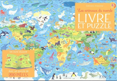 Coffret Les animaux du monde - Livre et puzzle (Coffret)