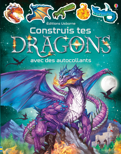 Construis tes dragons avec des autocollants (Jeunesse)