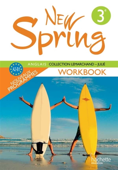 New Spring 3e LV1 - Anglais - Workbook - Edition 2009 (Broché)