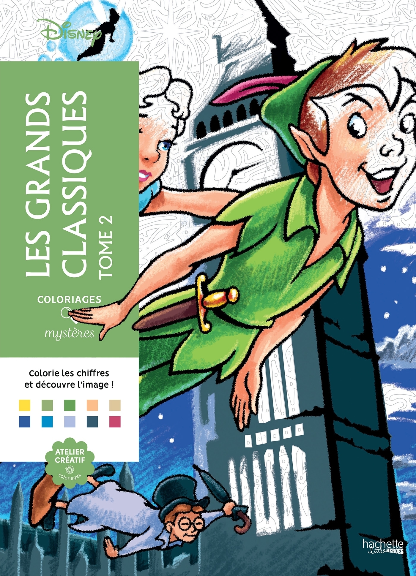 Coloriages mystères Disney - Les Grands classiques Tome 2 (Broché)