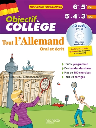 Objectif Collège - Tout l'Allemand 5e - 4e et 3e (Broché)