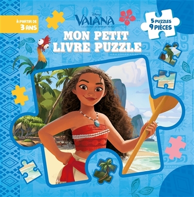 VAIANA - Mon Petit Livre Puzzle - 5 puzzles 9 pièces - Disney Princesses (Jeunesse)