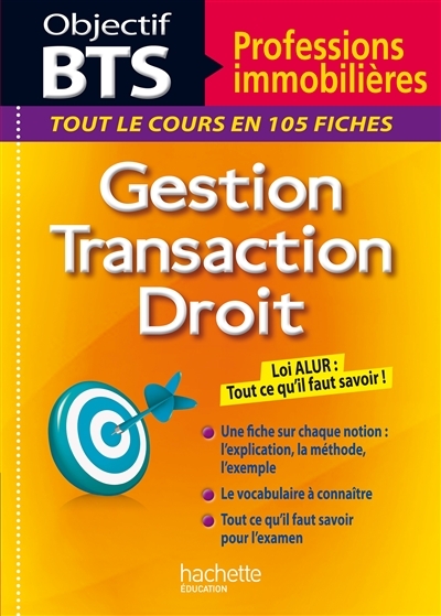 Fiches Objectif BTS Professions immobilières (Broché)