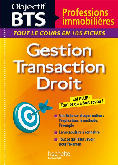 Fiches Objectif BTS Professions immobilières (Broché)