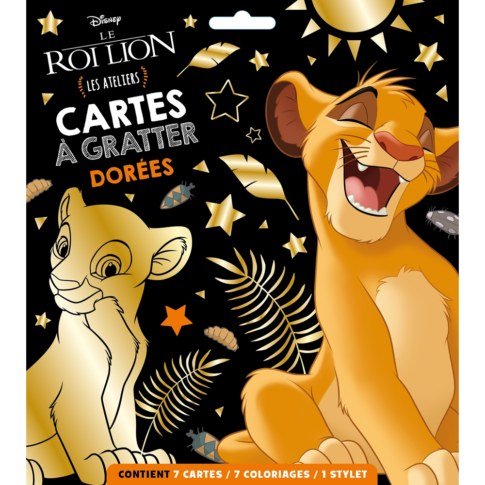 LE ROI LION - Les Ateliers Disney - Cartes à gratter dorées (Jeunesse)