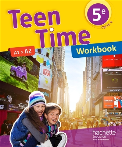 Teen Time anglais cycle 4 / 5e - Workbook - éd. 2017 (Broché)