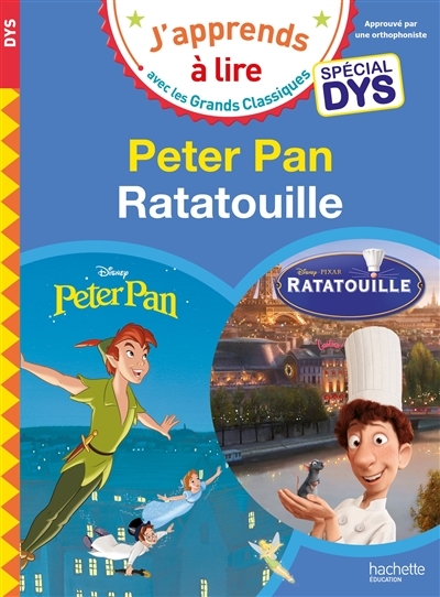 Disney - Peter Pan / Ratatouille Spécial DYS (dyslexie) (Broché)