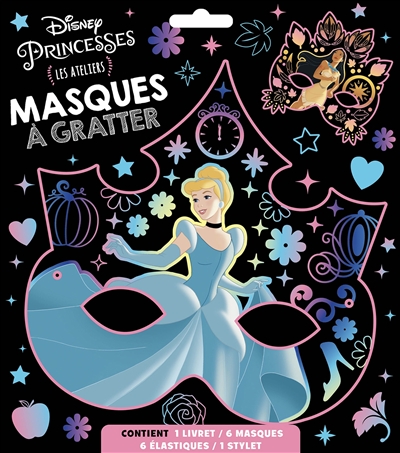 DISNEY PRINCESSES - Les Ateliers Disney - Masques à gratter (Jeunesse)