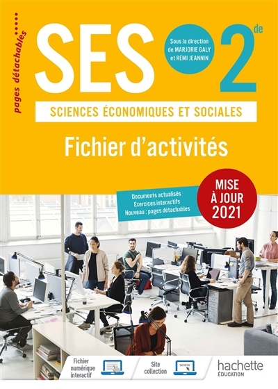 SES 2de - Fichier d'activités - Ed. 2021 (Broché)