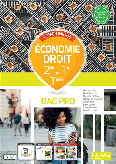 Économie - Droit 2de 1re Term Bac Pro tome unique - Livre élève Ed. 2023 (Broché)