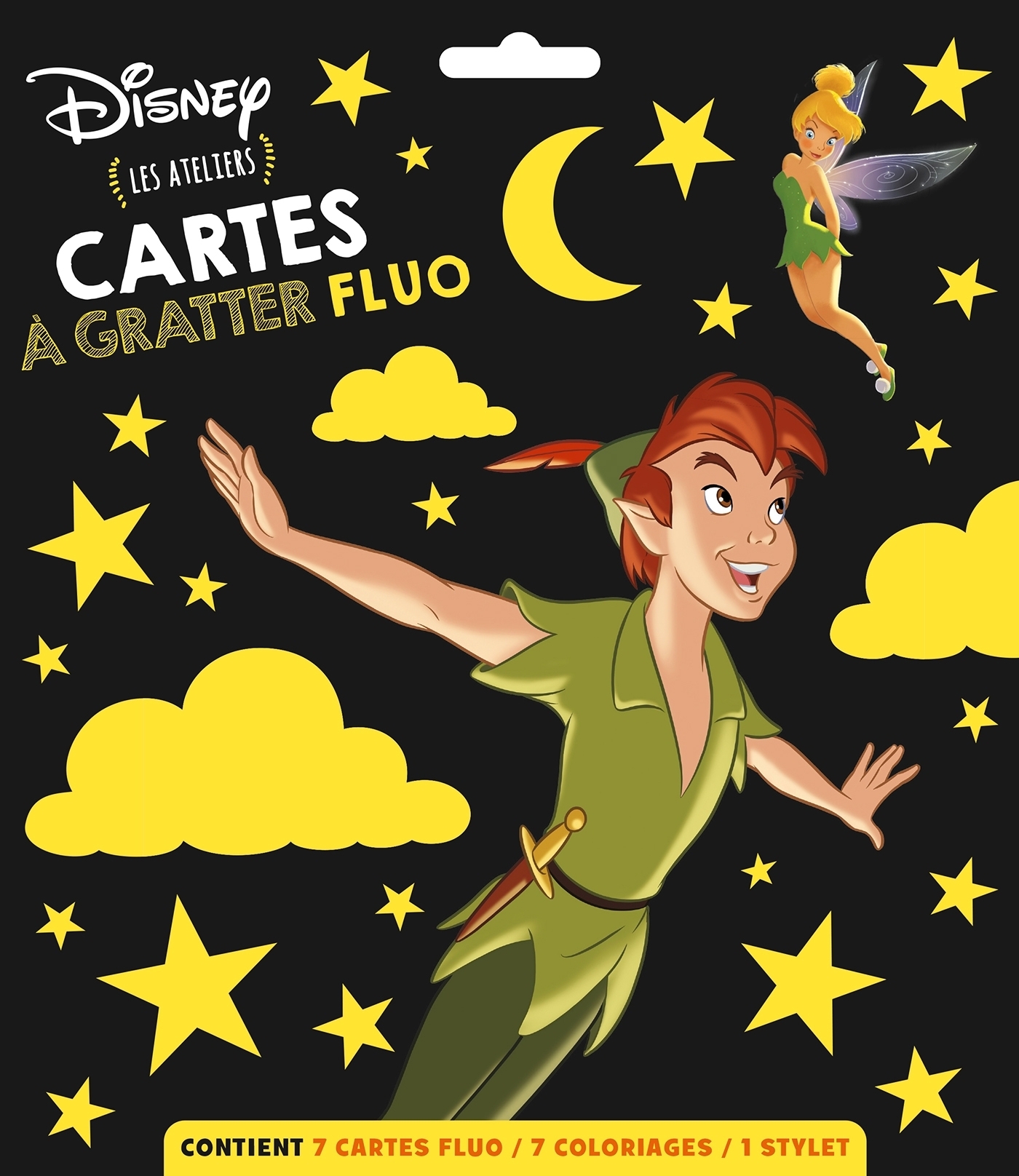 DISNEY CLASSIQUES - Les Ateliers Disney - Cartes à gratter fluorescentes (Jeunesse)