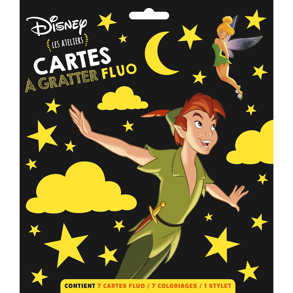 DISNEY CLASSIQUES - Les Ateliers Disney - Cartes à gratter fluorescentes (Jeunesse)