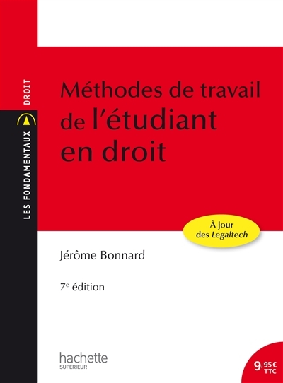 Les Fondamentaux - Méthodes de travail de l'étudiant en droit (Broché)