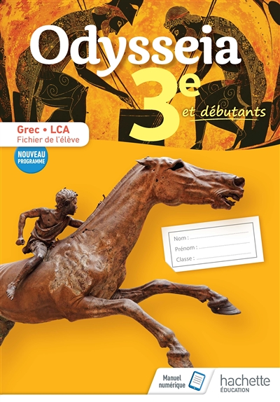 Odysseia Grec 3e - Fichier de l'élève - Éd. 2018 (Broché)