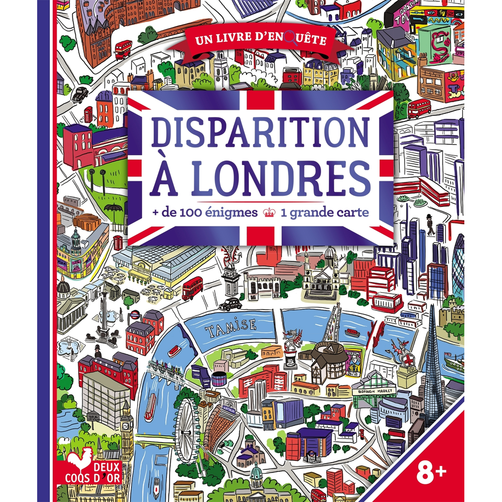 Disparition à Londres - livre avec carte (Jeunesse)