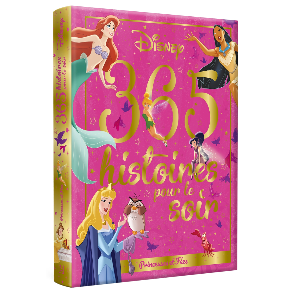 DISNEY PRINCESSES - 365 Histoires pour le soir - Princesses et Fées (Jeunesse)