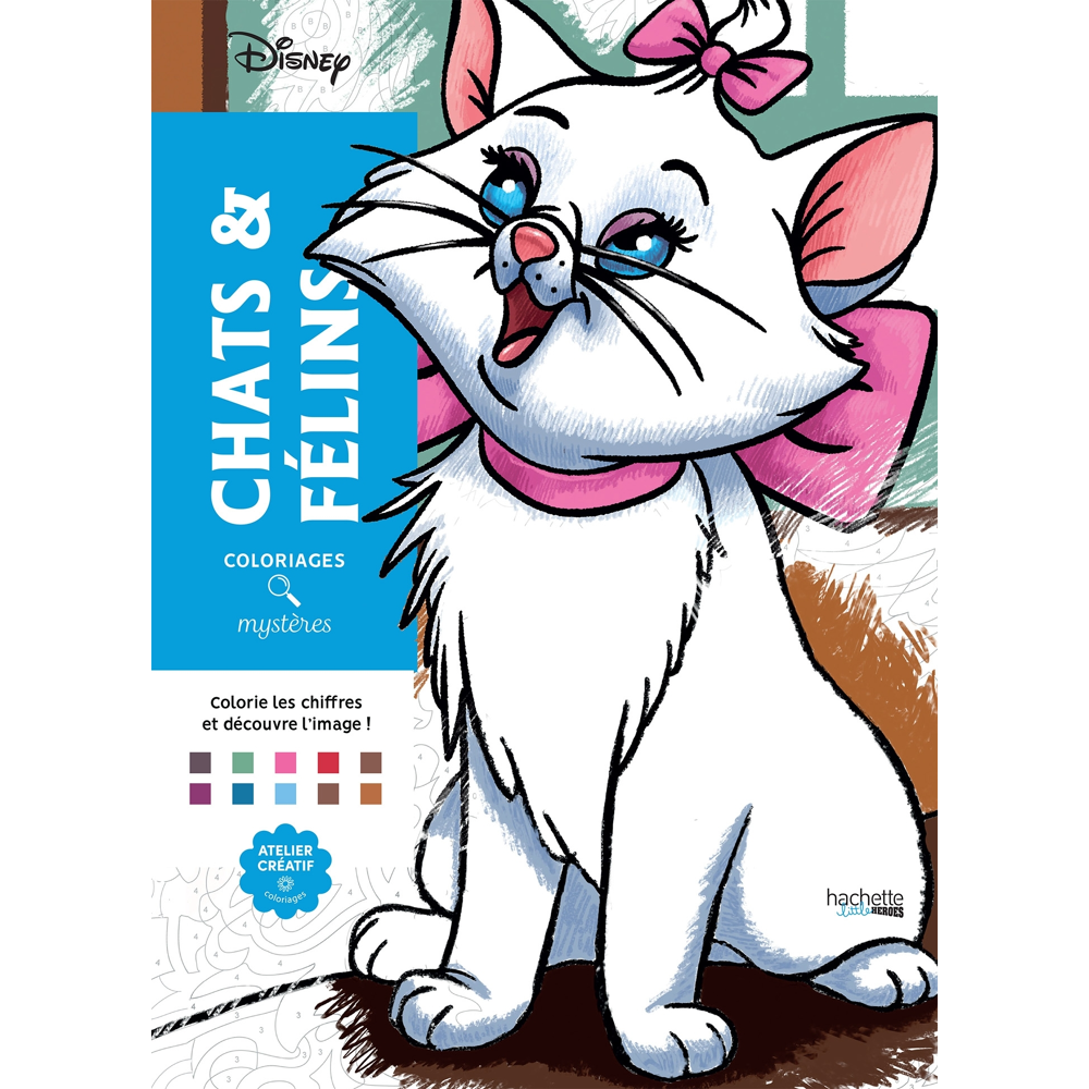 Coloriages mystères Disney - Chats et félins (Broché)
