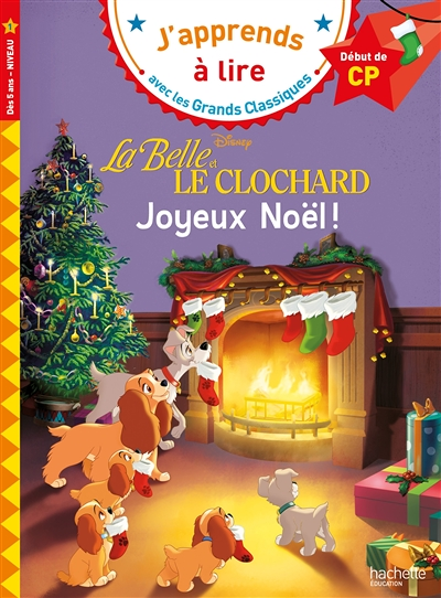Disney - La Belle et le Clochard : Joyeux Noël CP Niveau 1 (Poche)