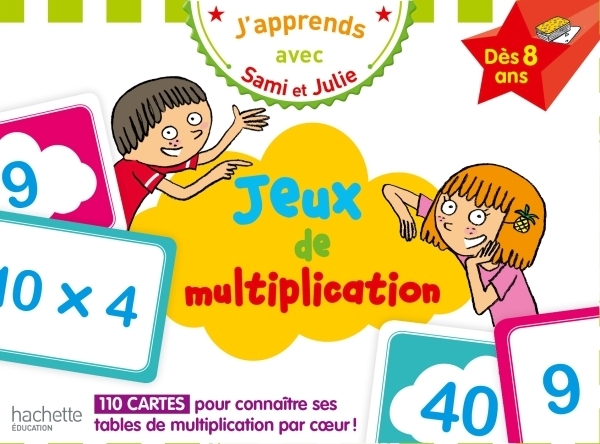 J'apprends avec Sami et Julie : Jeux de multiplication Dès 8 ans (Coffret)