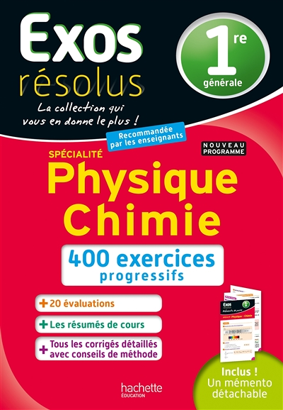 Exos Résolus SPECIALITE Physique-Chimie 1re (Broché)
