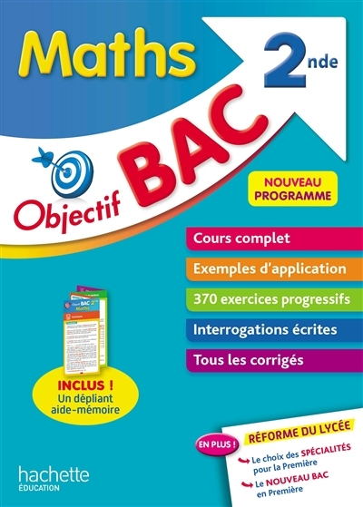 Objectif Bac Maths 2nde (Broché)