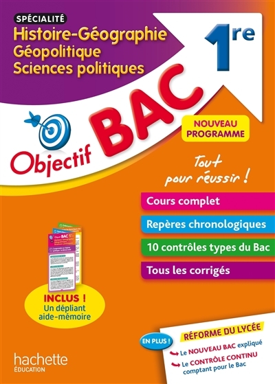 Histoire géographie, géopolitique, sciences politiques 1re, spécialité - nouveau programme (Broché)