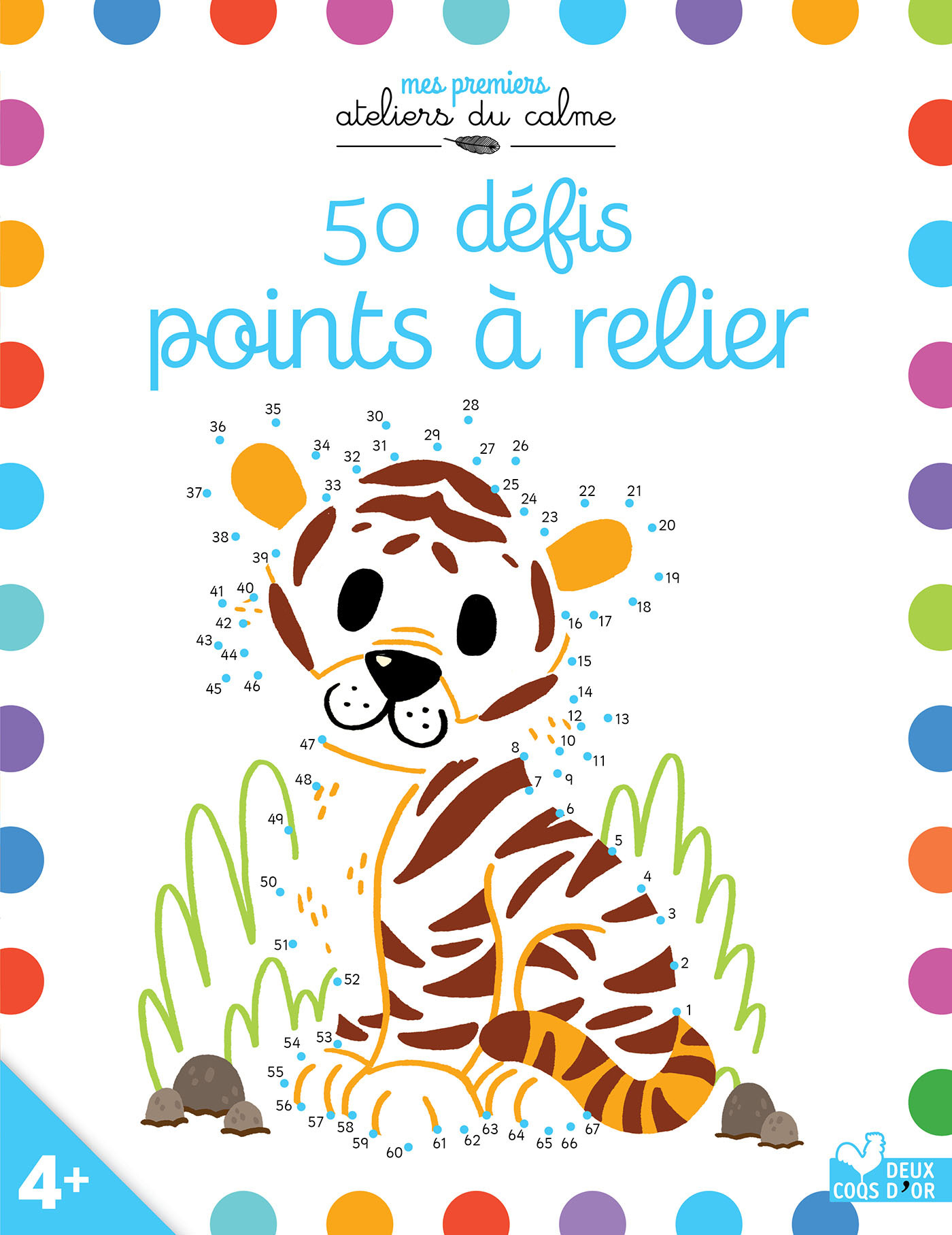50 défis points à relier animaux (Jeunesse)